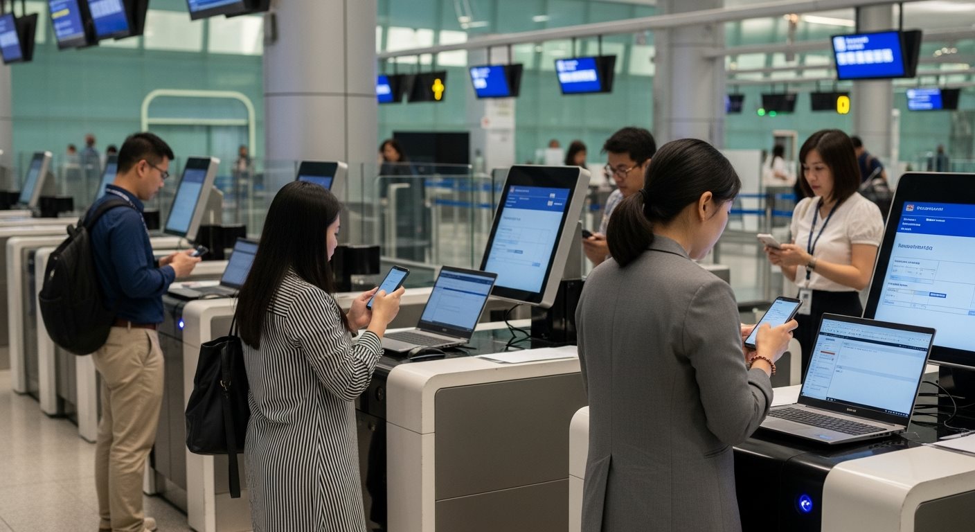 MyICA Mobile App versus Website comparison for Singapore Arrival Card