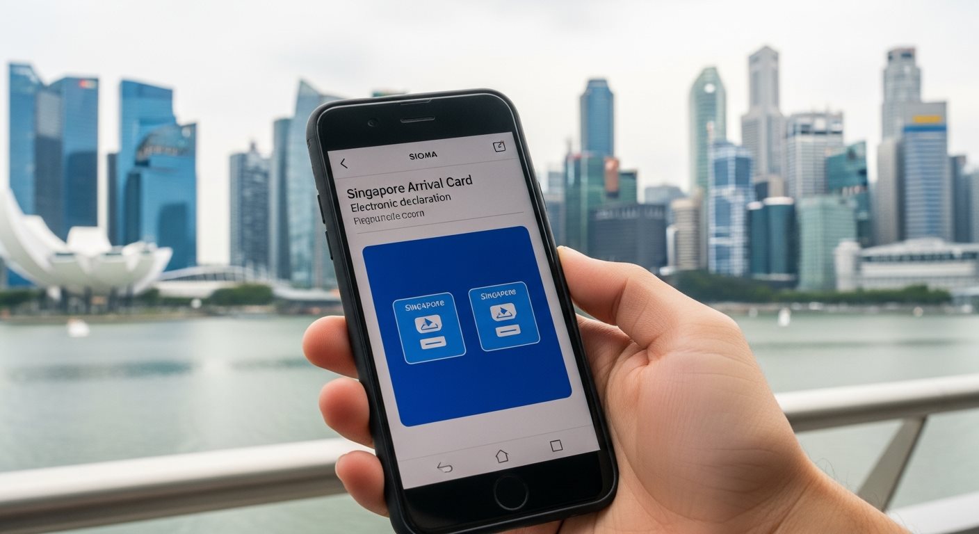 Singapore Arrival Card electronic declaration system