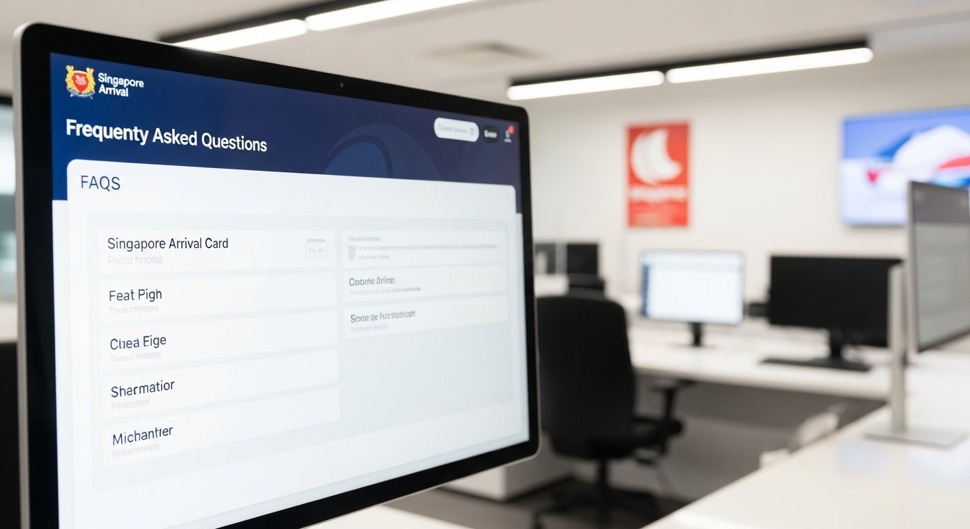 Singapore Arrival Card FAQ - Frequently asked questions answered